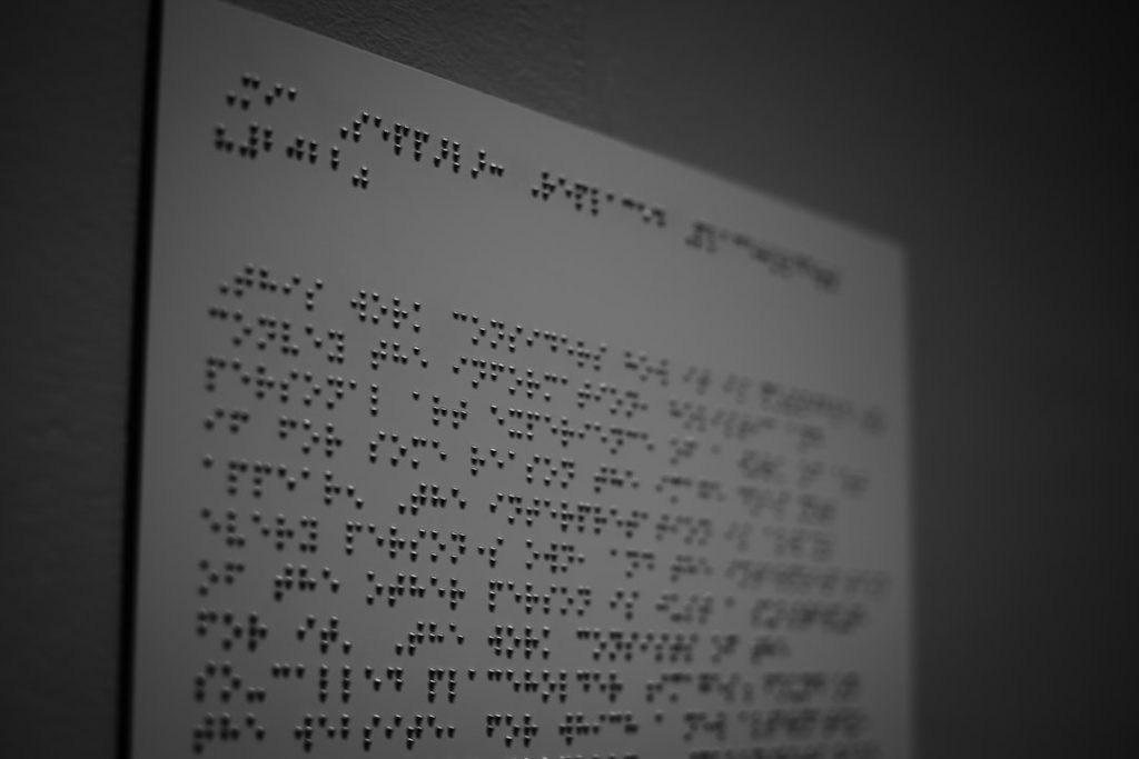 Photo Braille textbook